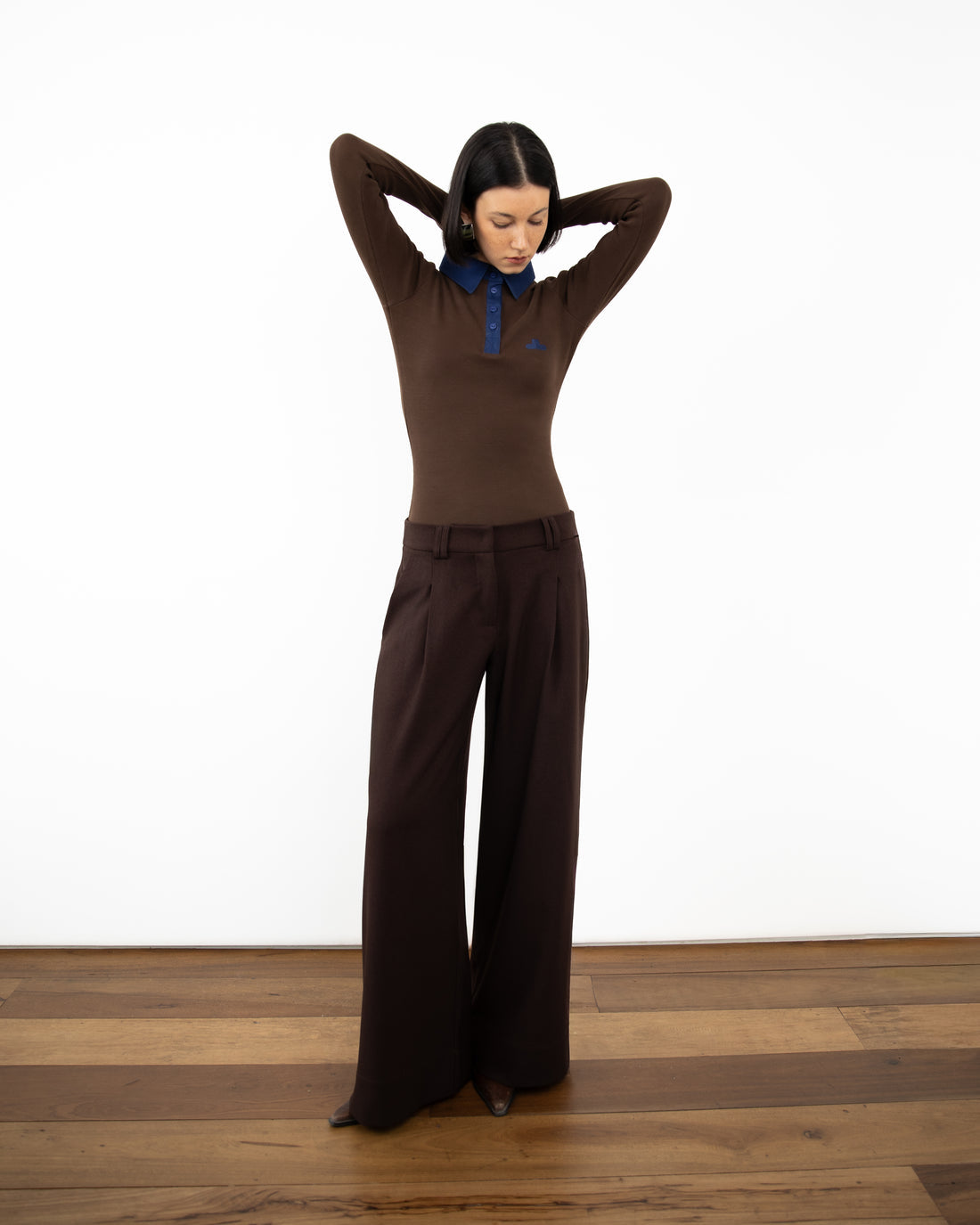 Calça de Alfaiataria Lourie Marrom