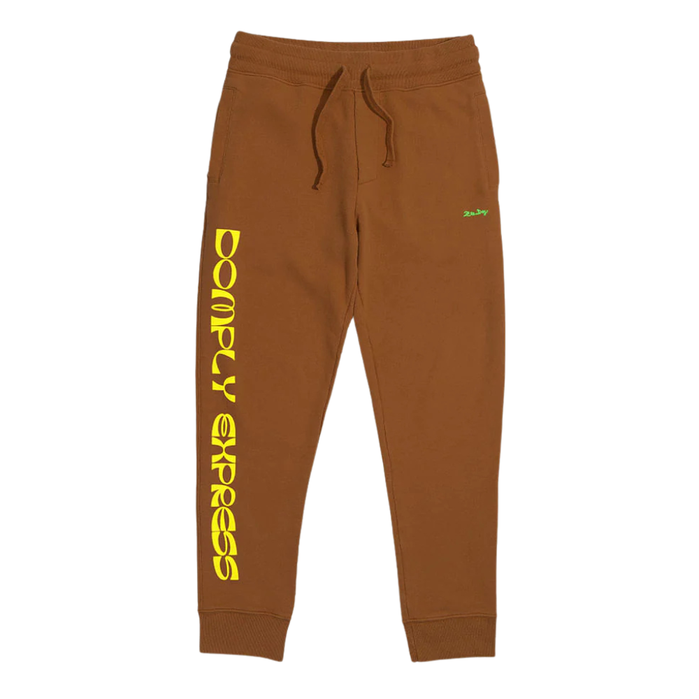 Calca De Moletom Masculino Zdh X Domply - Marrom