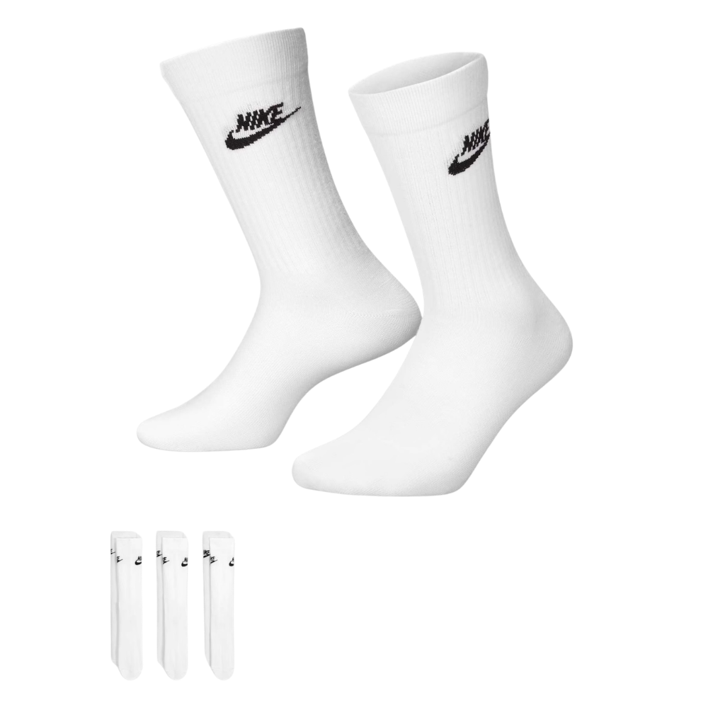 Meias Nike Sportswear Everyday Branco (3 Pares)