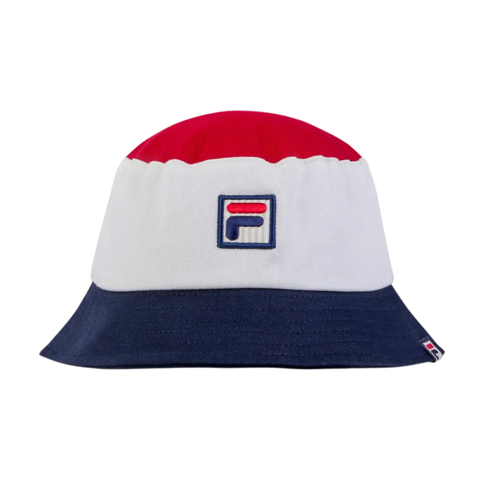 Chapéu Unissex Fila Classic Dna Marinho Vermelho Branco