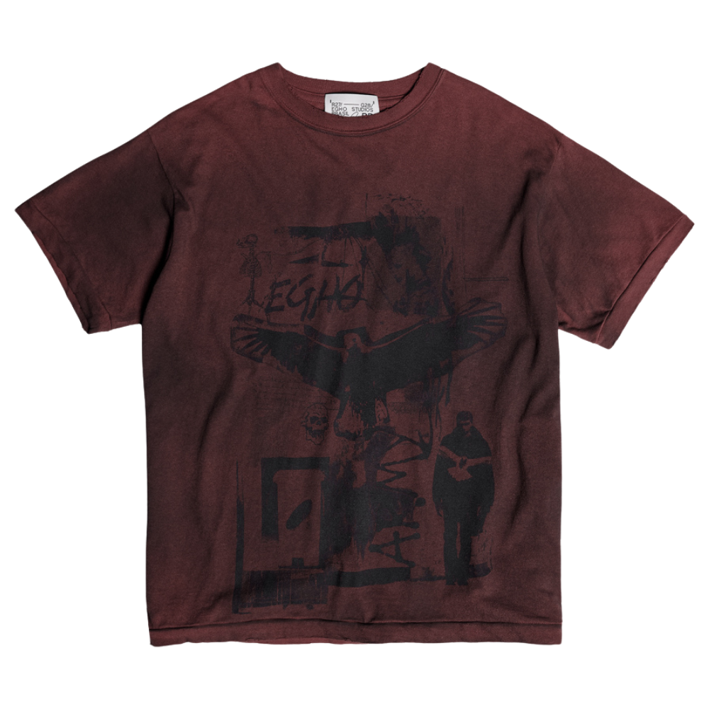 Camiseta Regular Egho Stay Wild Vermelha