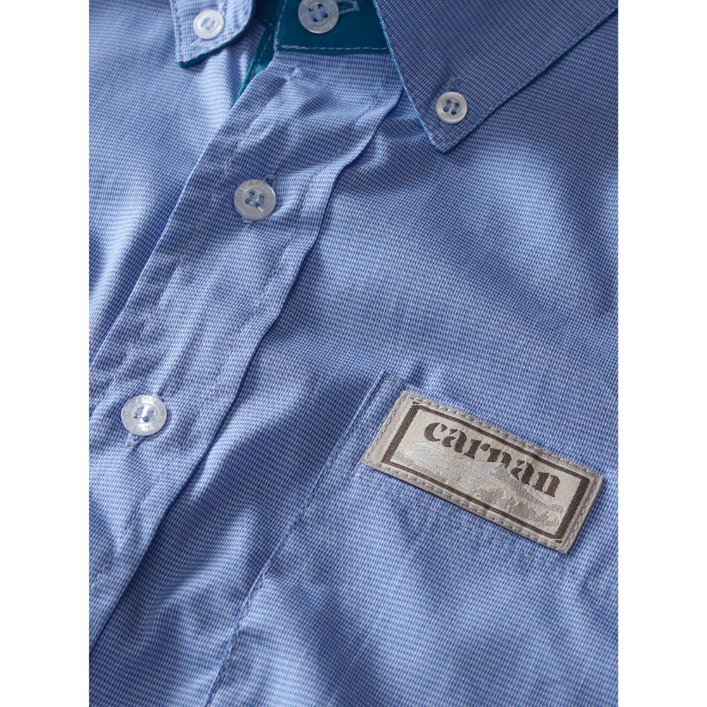Camisa Manga Curta Carnan Azul
