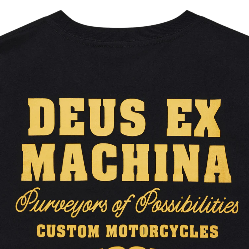Camiseta Deus Ex Machina Gumshoe Preta