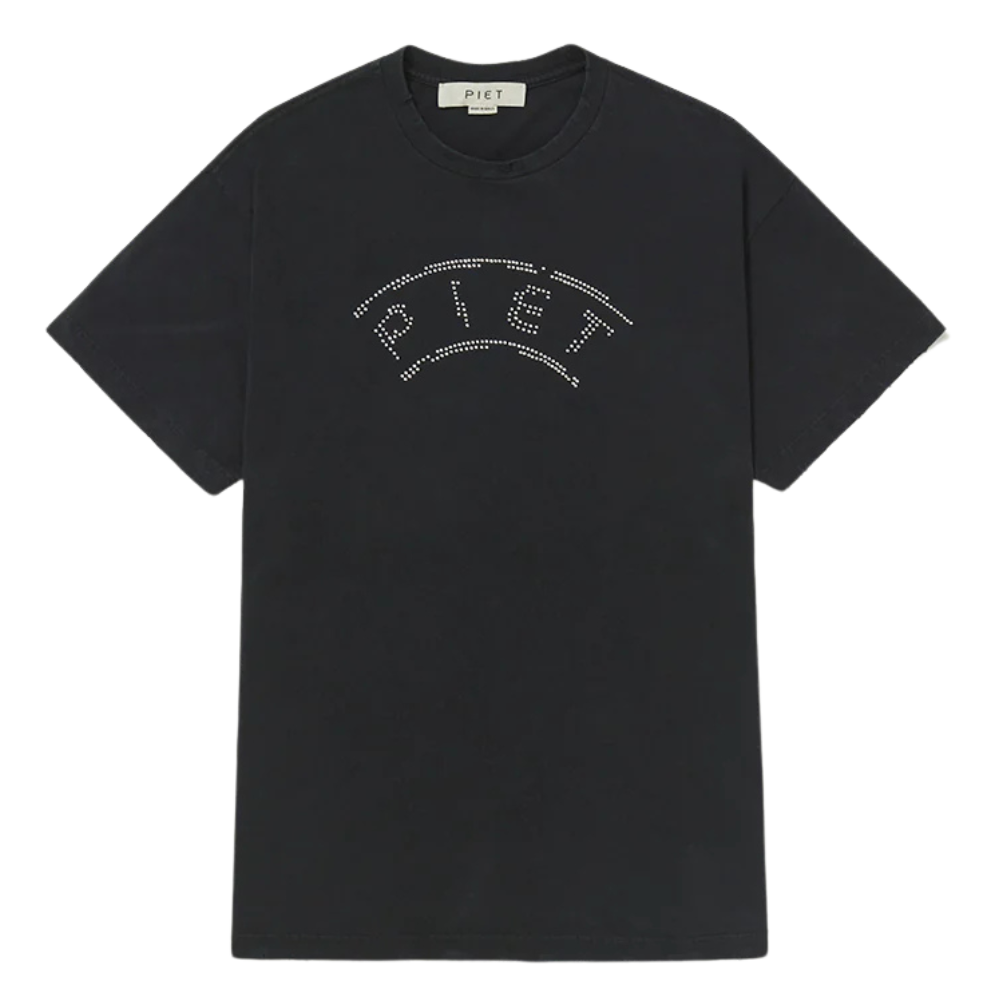Camiseta Piet UEFA Distressed Preta