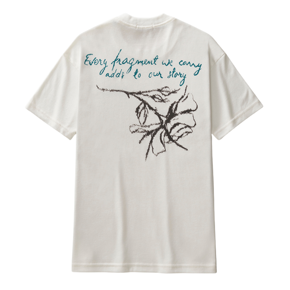 Camiseta Carnan Fragment Heavy Branca