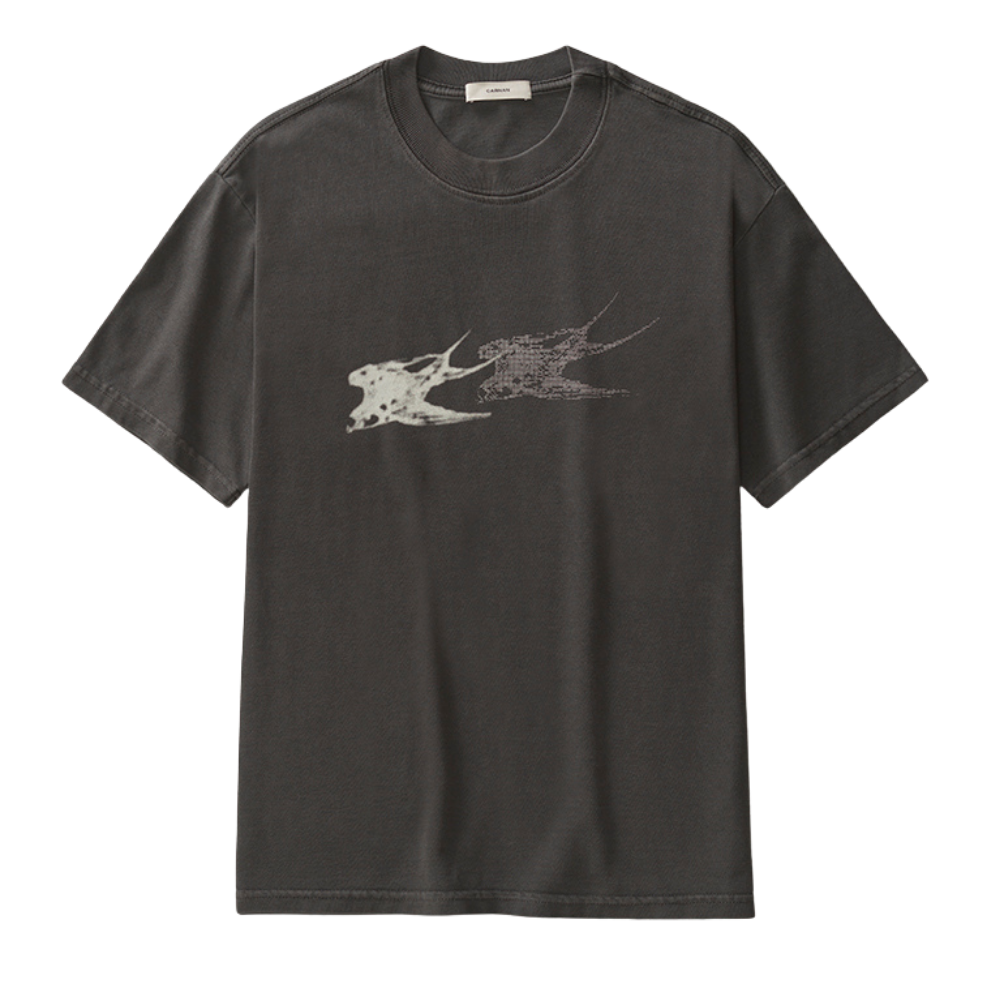 Camiseta Carnan Swallow Stoned Chumbo