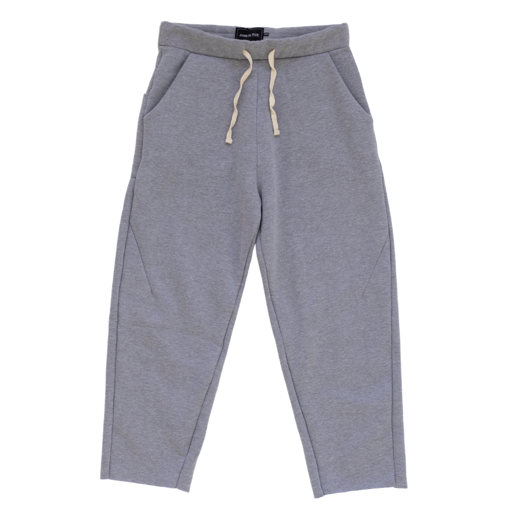 Calça Moletom Baggy Jours de Pluie Cinza