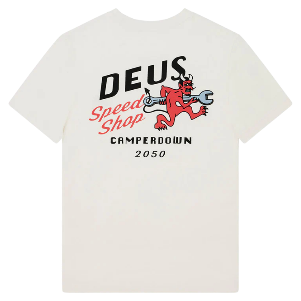 Camiseta Deus Dogleg Dirty Branca