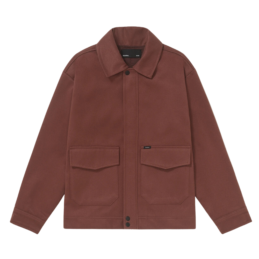 Jaqueta Birden Harbor Wool Cognac Marrom