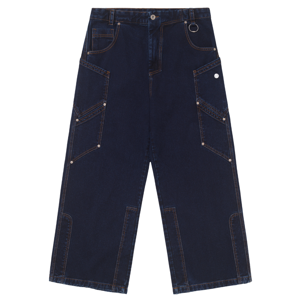 Calça Pace Poketto Jeans Relaxed Azul Escuro