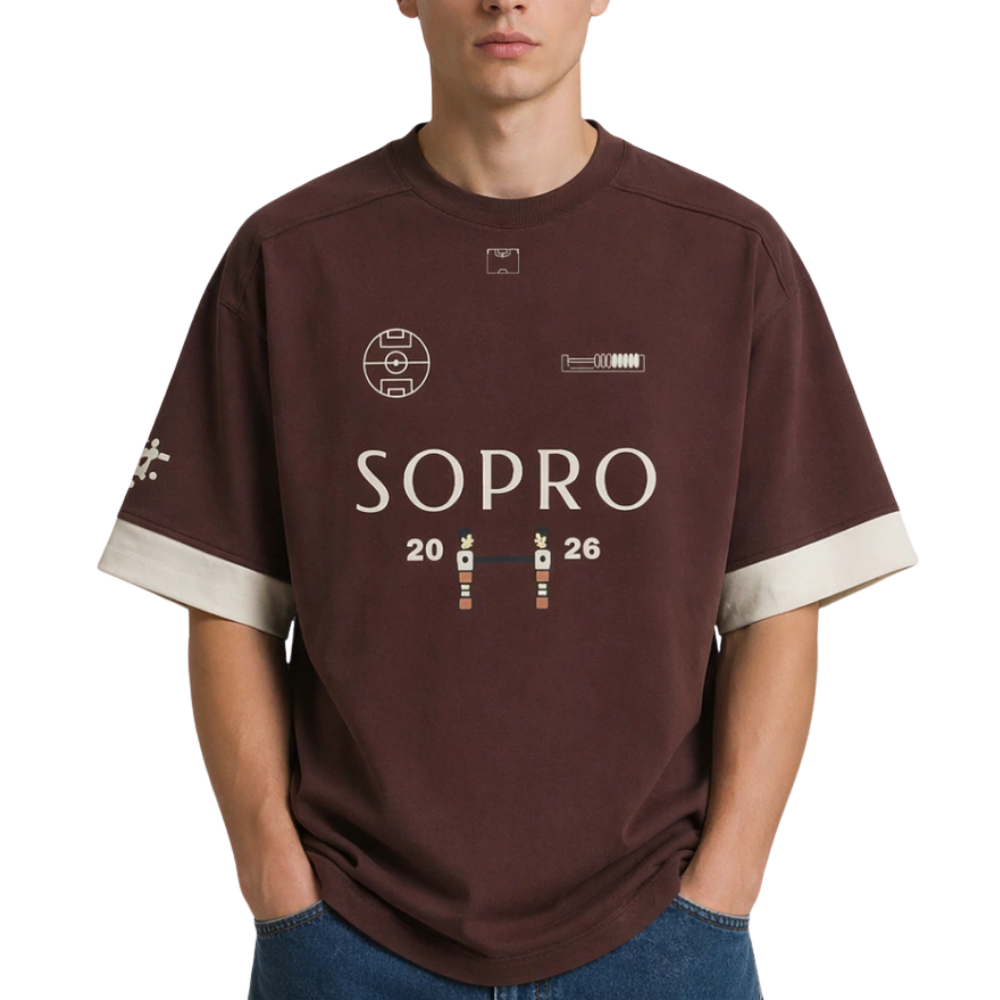 Camiseta Sopro Oficial BooMold Over Marrom