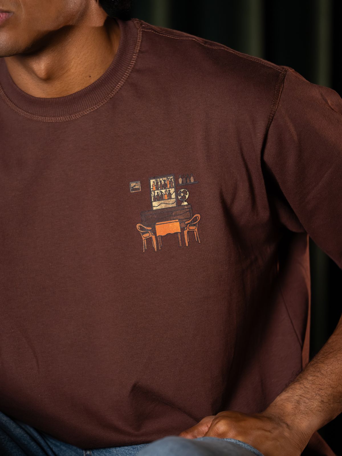 Camisa Oversized Sopro Cena Em Ladrilho