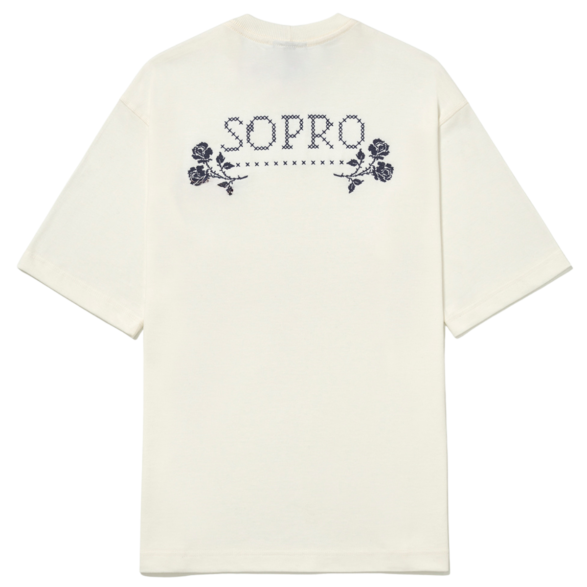 Camiseta Oversized Flores de Casa