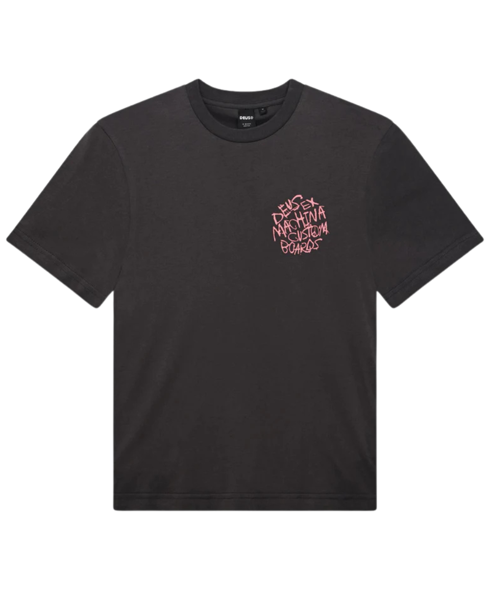Camiseta Deus Ex Machina Scrambler Chumbo