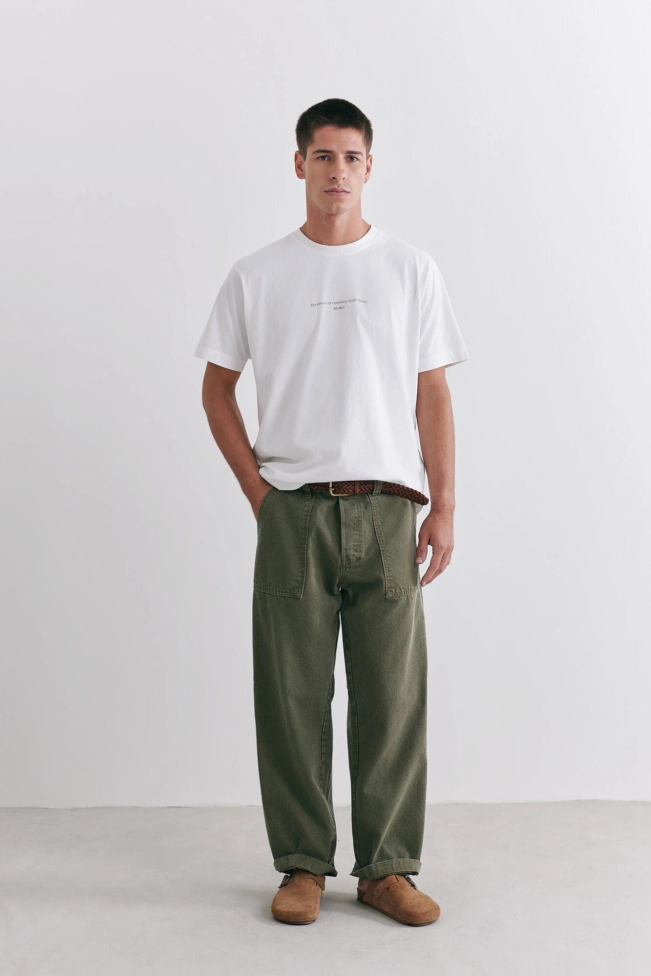 Calça Birden Fatigue Washed Verde