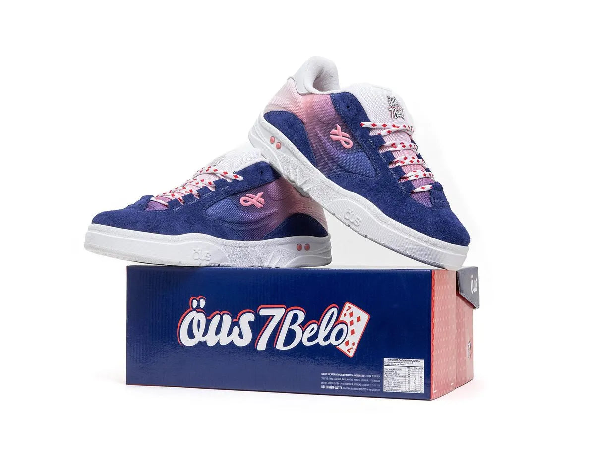 Tênis Fluente GTX Ous x 7Belo Framboesa