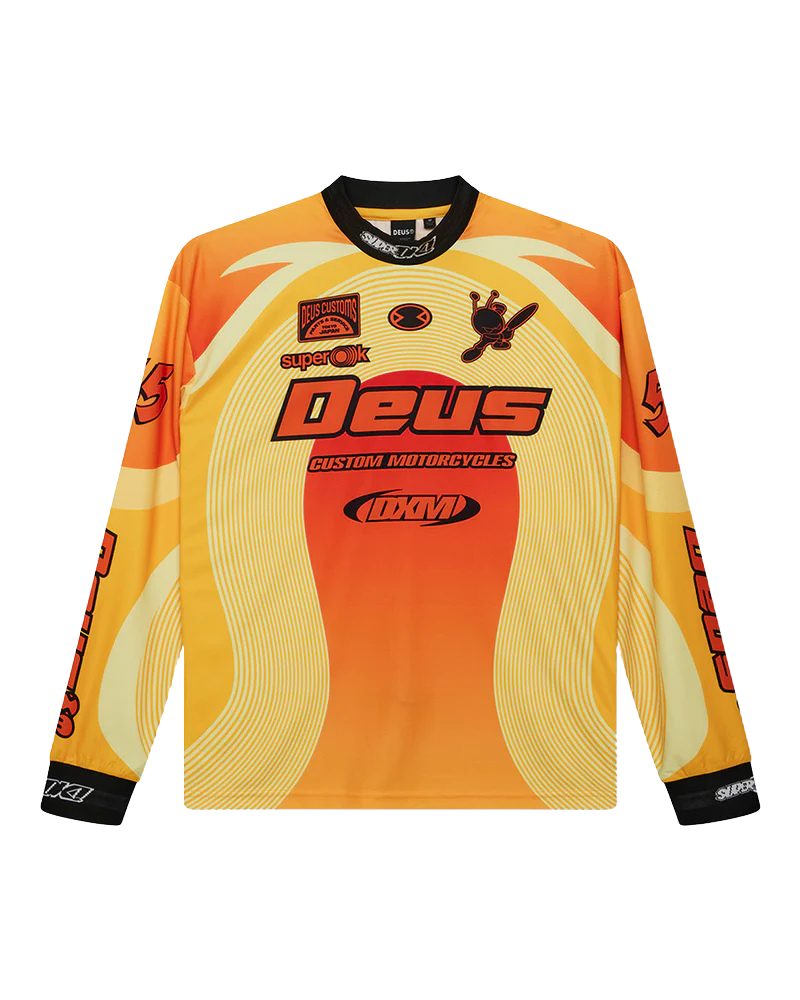 Moto Jersey Deus Ex Machina Pledge Laranja