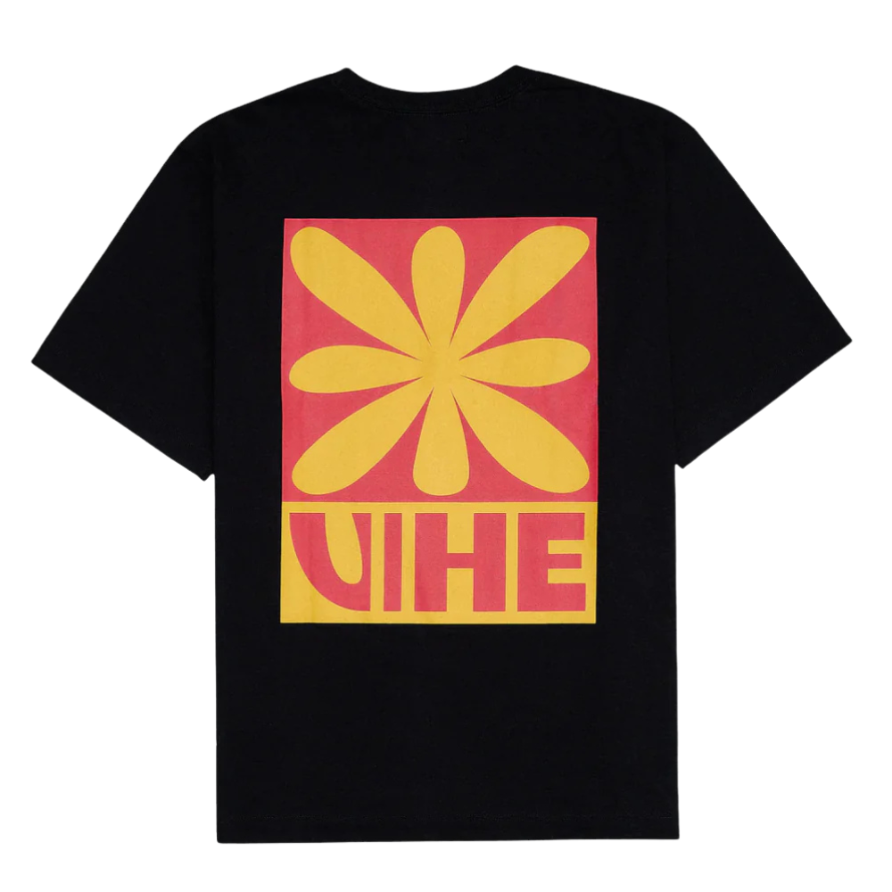 Camiseta Vihe Flower Preta