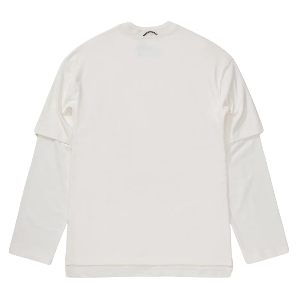 Camiseta Boxy Quadro Creations Avenue Off White