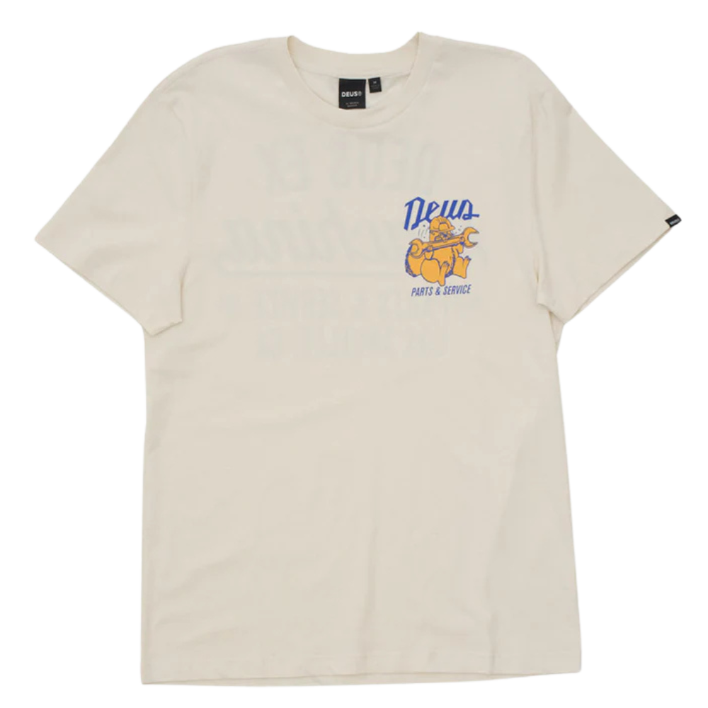 Camiseta Deus Ex Machinha Overbite Dirty Branca