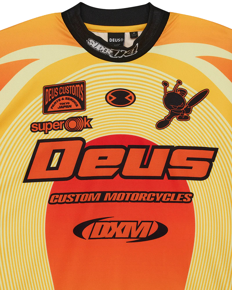Moto Jersey Deus Ex Machina Pledge Laranja