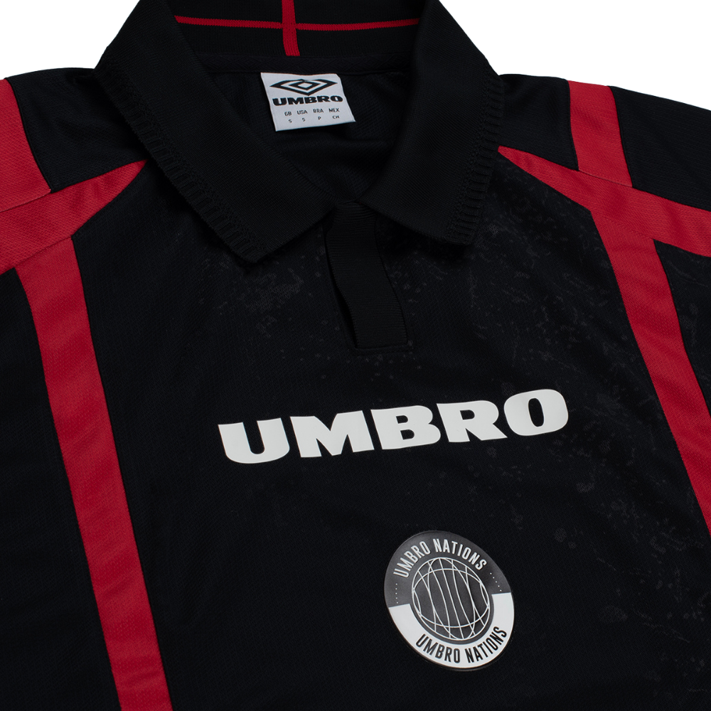 Camiseta Jersey Umbro Rebel Lions Preto Vermelho