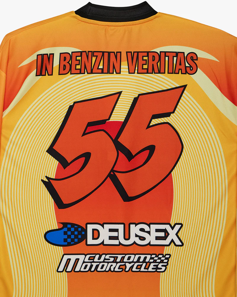 Moto Jersey Deus Ex Machina Pledge Laranja