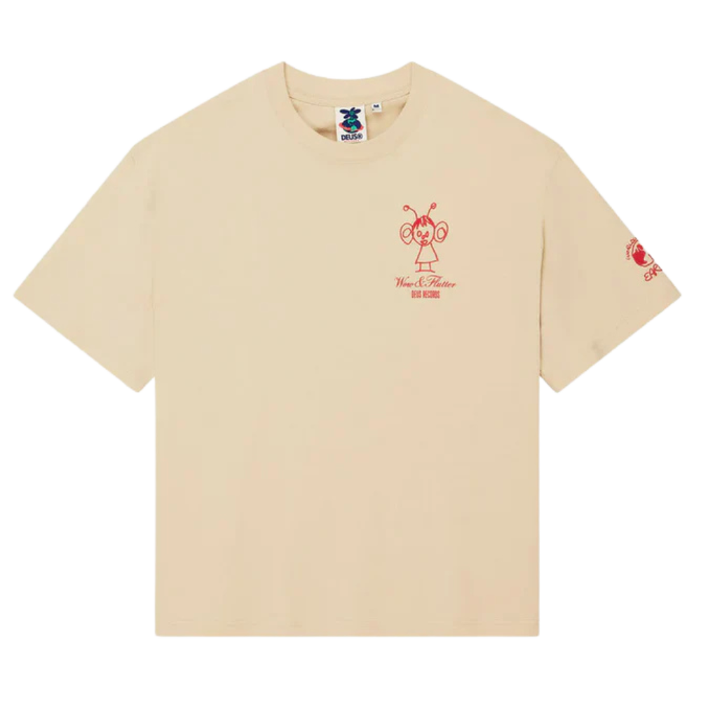 Camiseta Deus Ex Machina Sensory Overload Bege