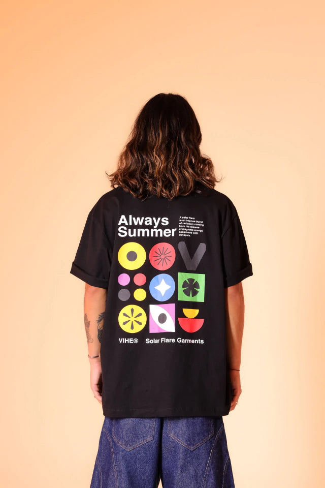 Camiseta Vihe Always Summer Preta