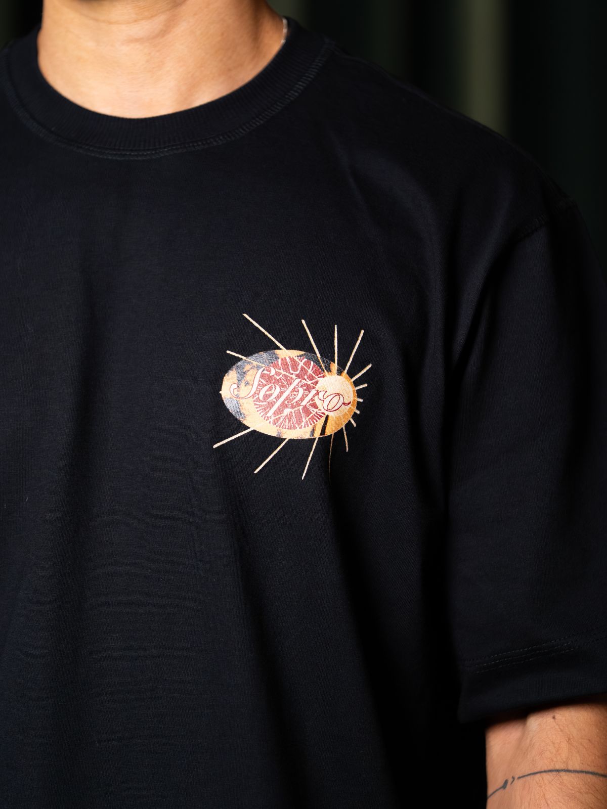 Camiseta Oversized Sopro Retrato de Sol