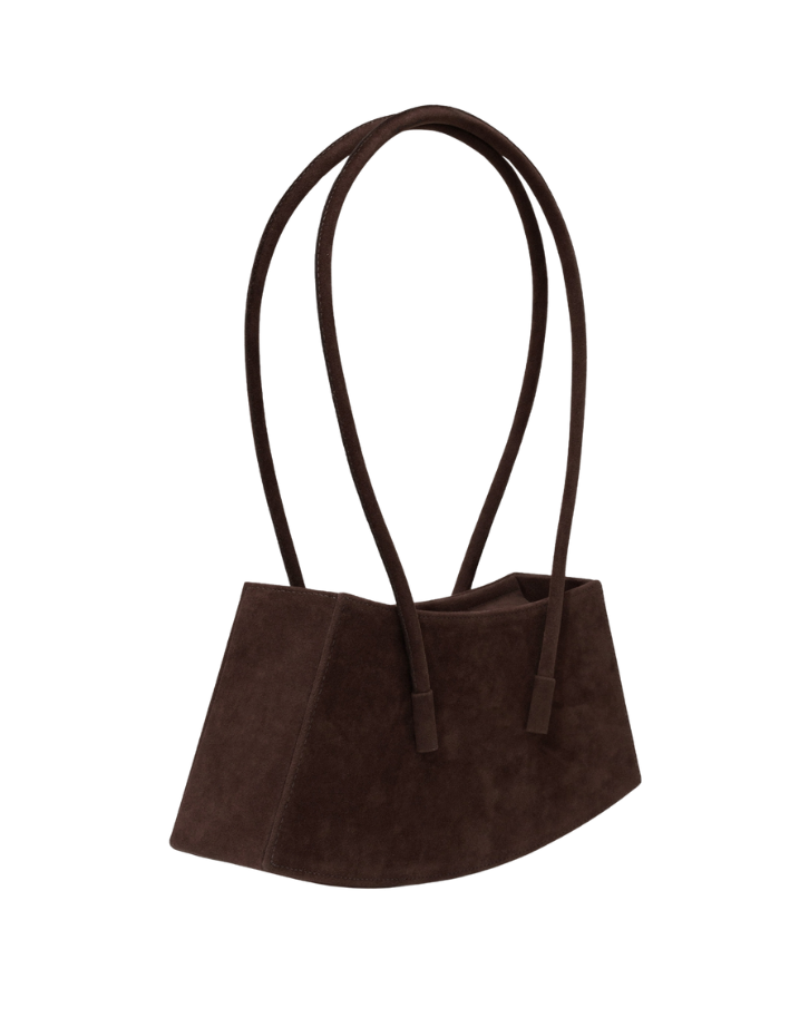 Bolsa Saint Studio Luci Cacto Suede Café