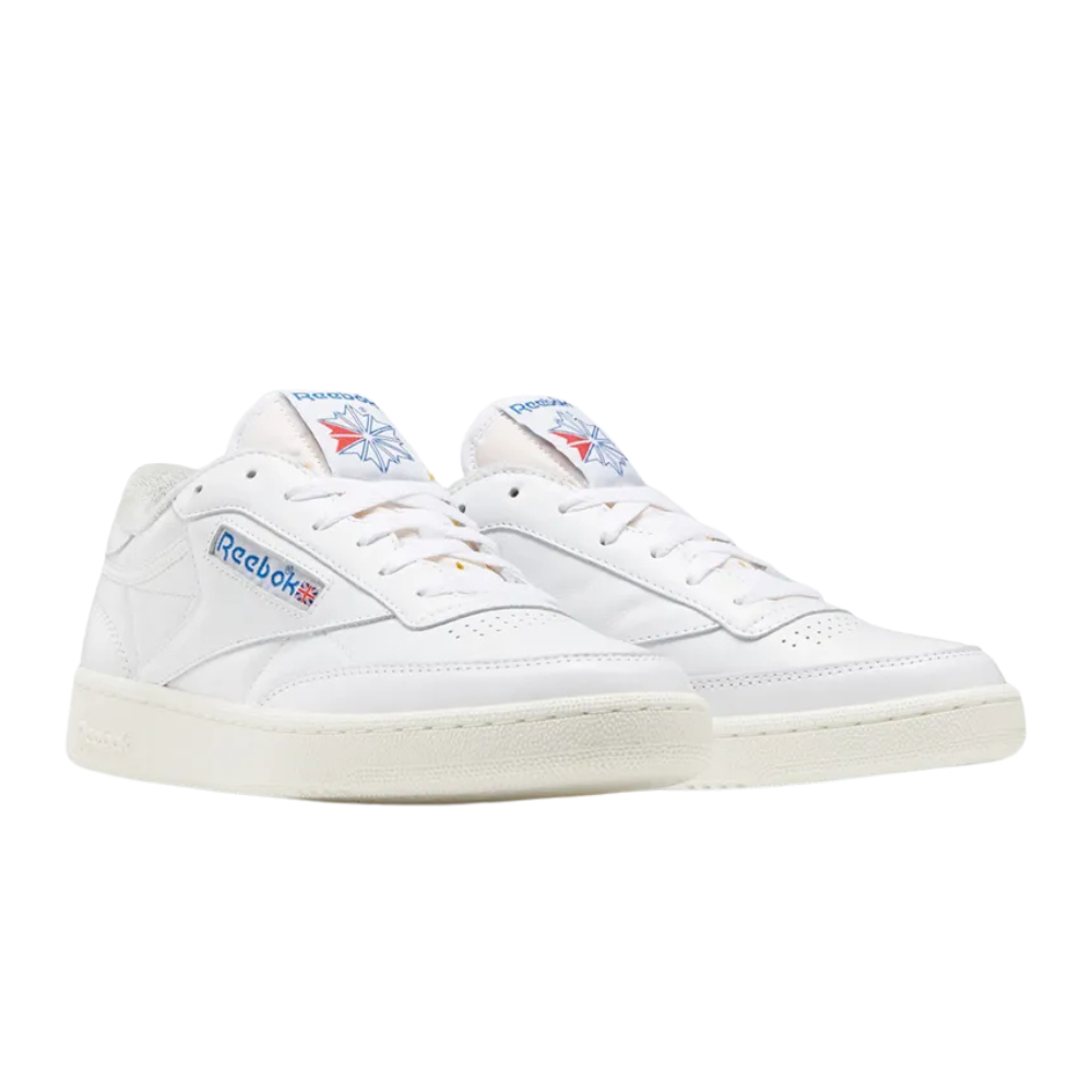 Tênis Reebok Club C 85 Vintage Branco e Azul