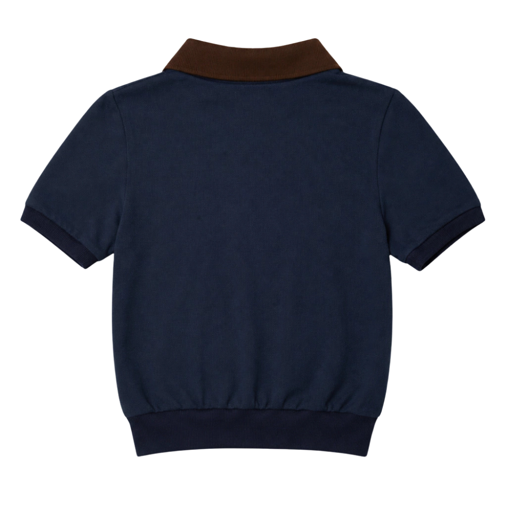 Camiseta Polo Sopro Cropped Chamada Geral