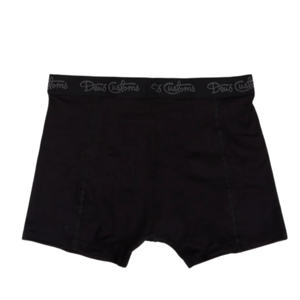 Pack 3 Cuecas Deus Ex Machina Mid Rise Preta