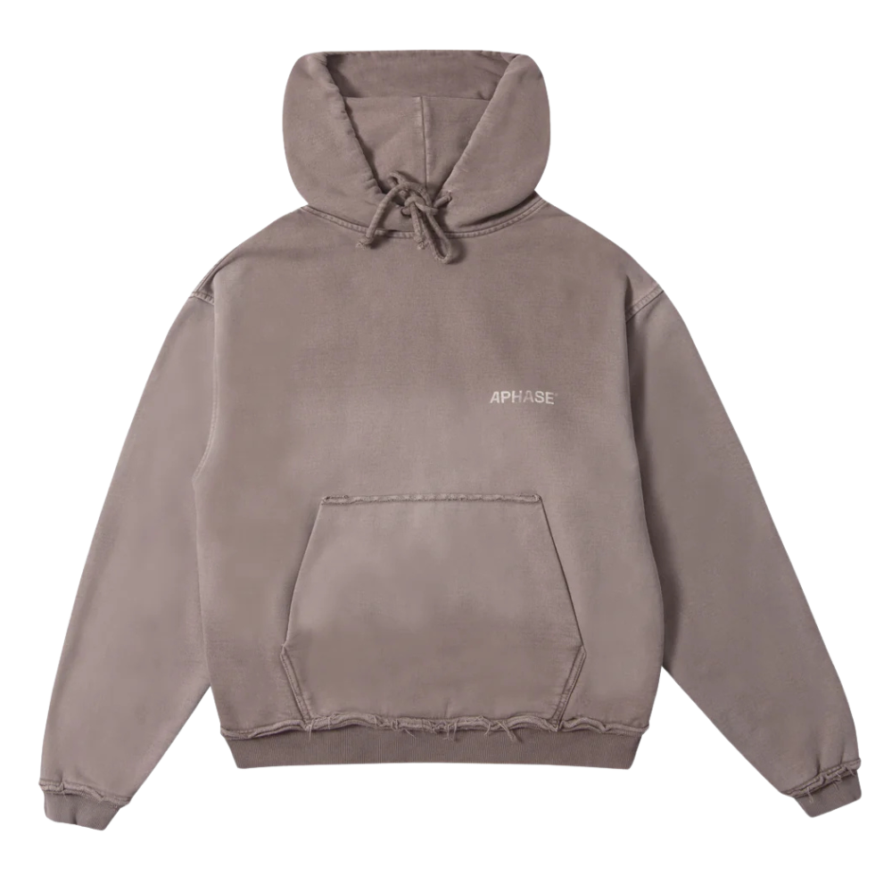 Casaco Hoodie Aphase Relaxed Bege Estonado