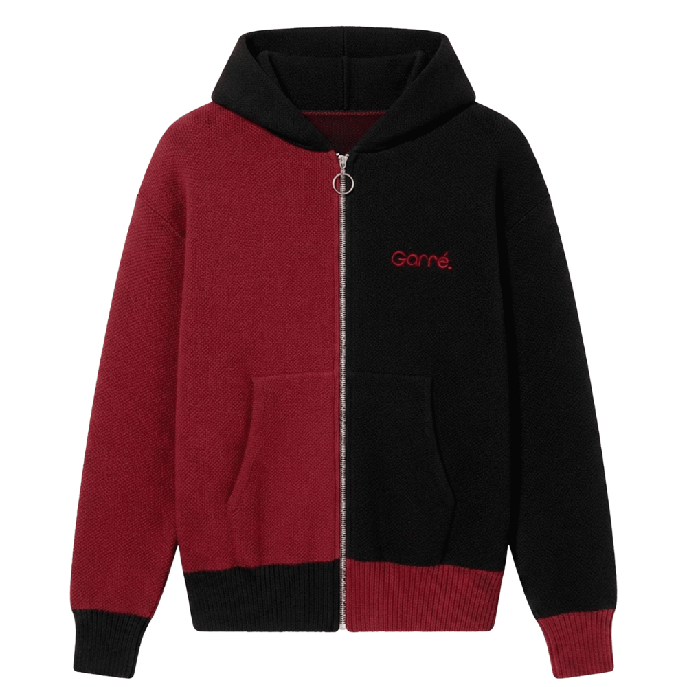 Moletom Garré Tricot Hoodie Vermelho