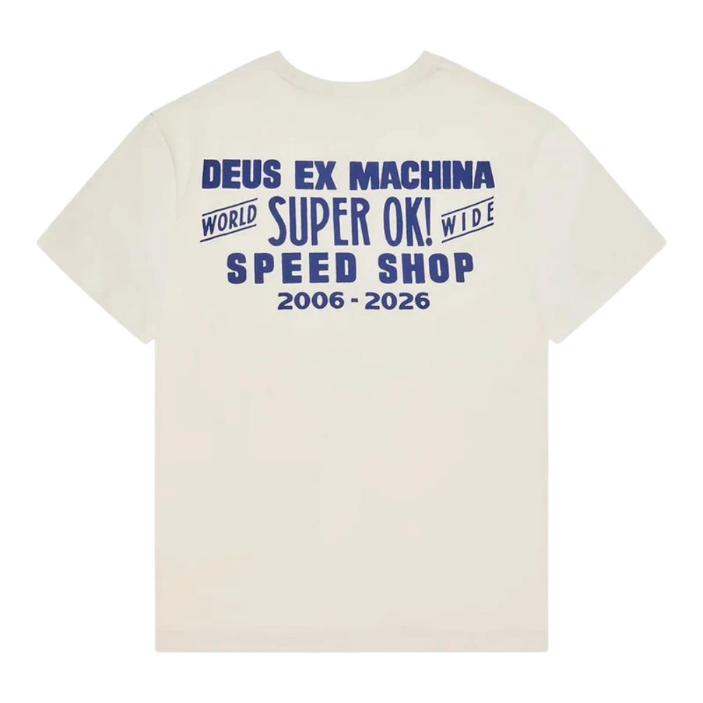 Camiseta Deus Ex Machina Mudflap Branca