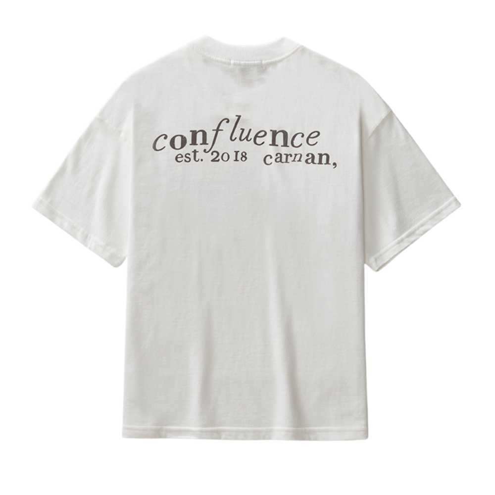 Camiseta Carnan Labels Boxy Branca