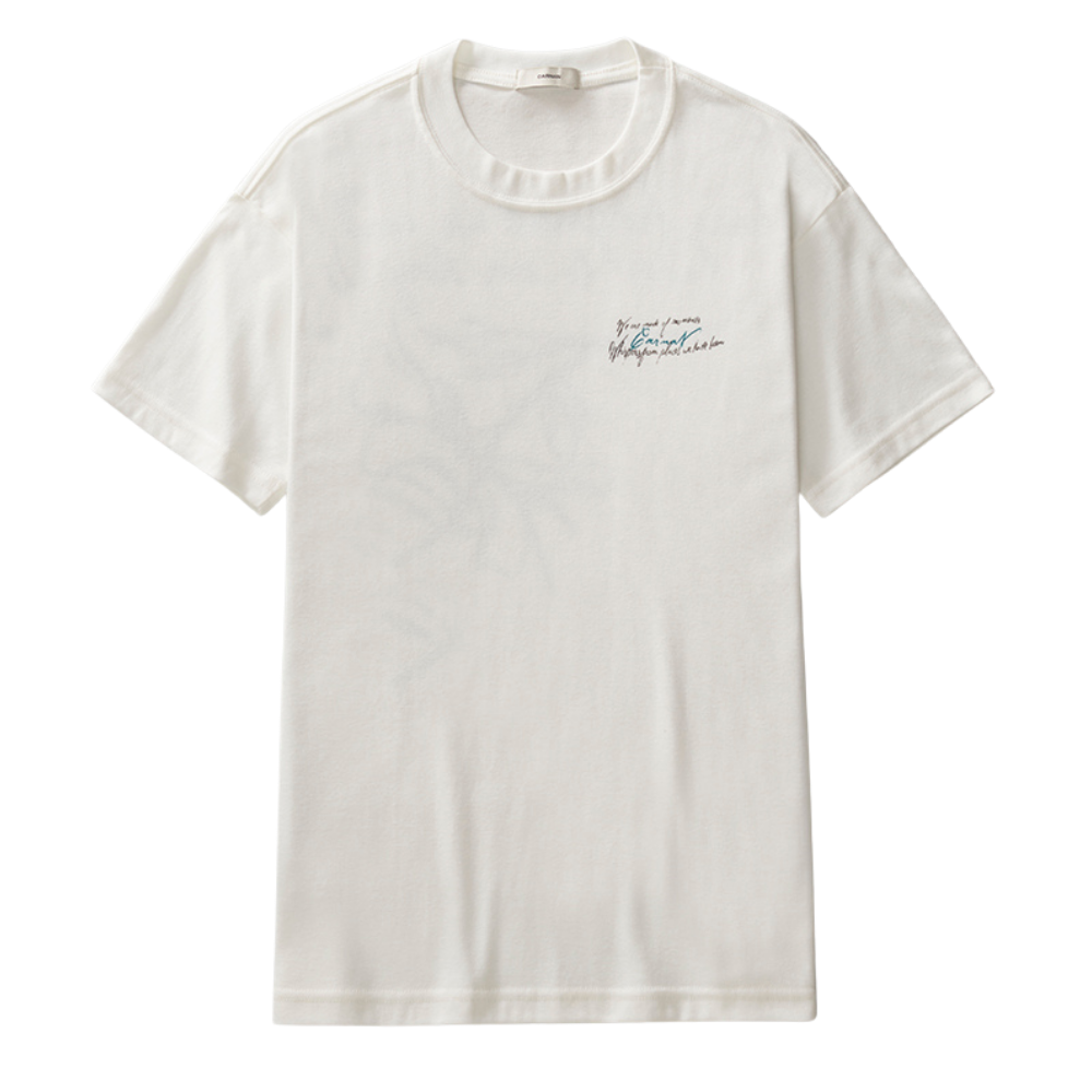 Camiseta Carnan Fragment Heavy Branca