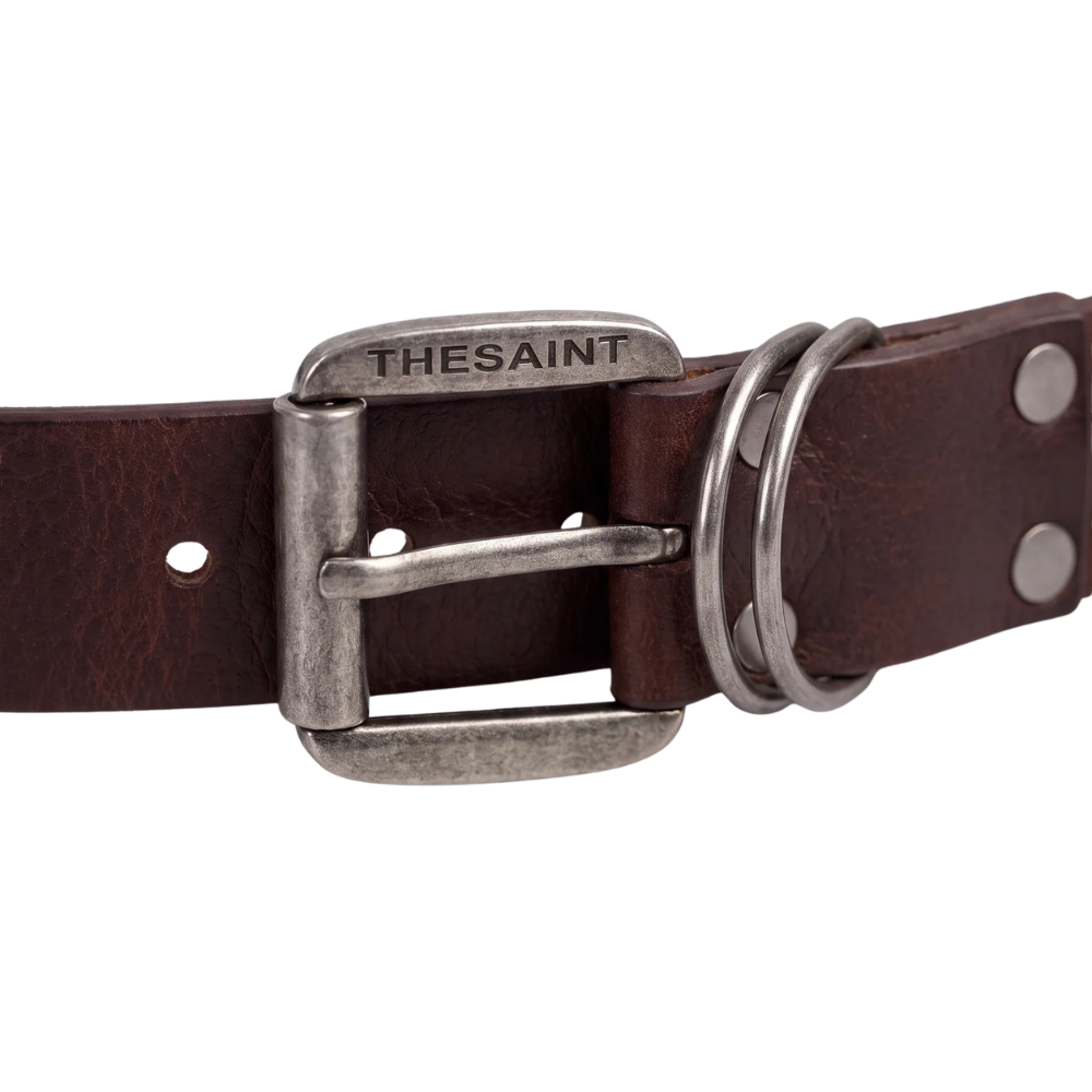 Cinto The Saint Leather Belt Marrom