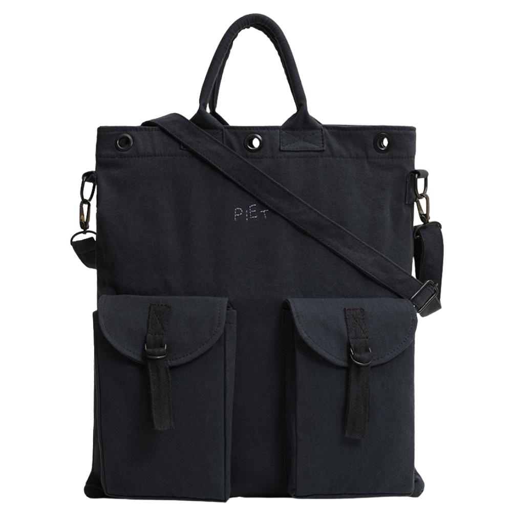 Bolsa Piet Cargo Canvas Preta