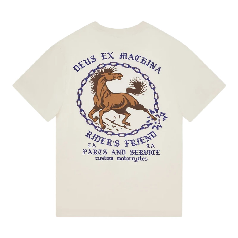 Camiseta Deus Ex Machina Unchained Branca