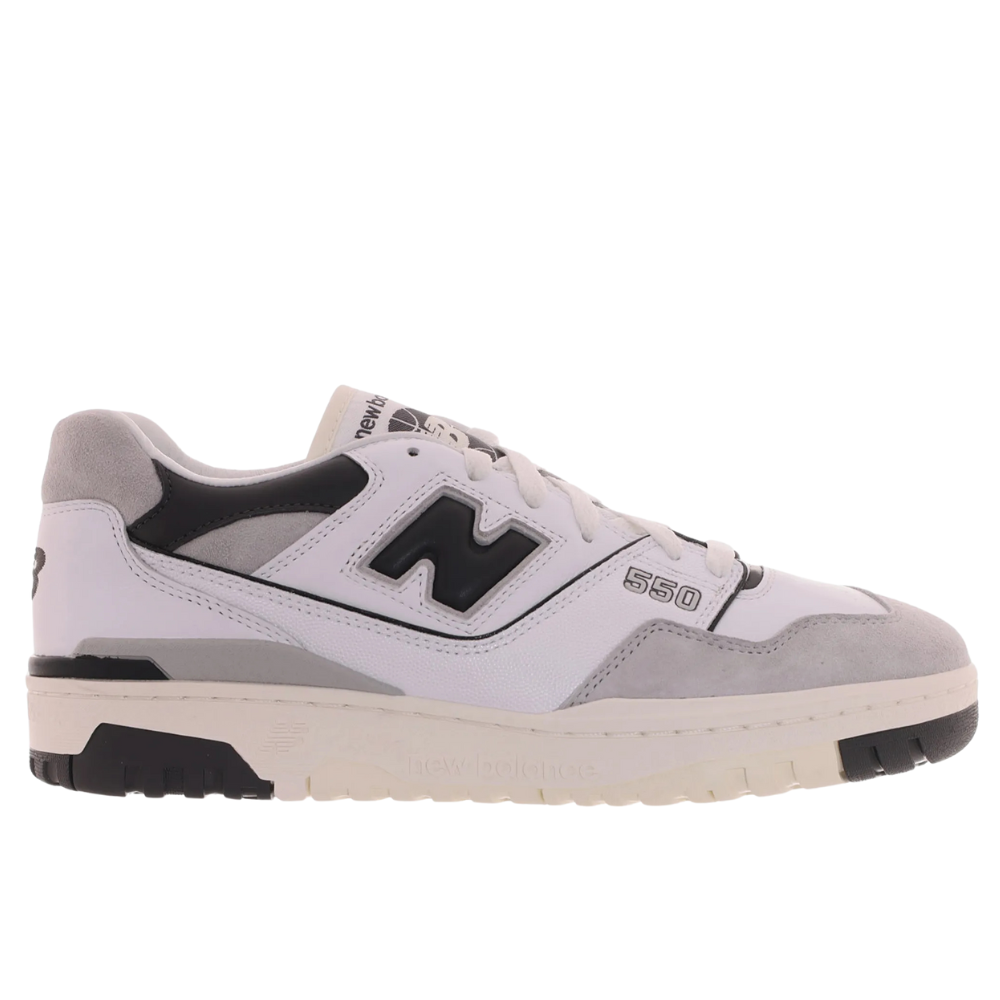 Tênis New  Balance 550 Masculino Branco Preto Prata