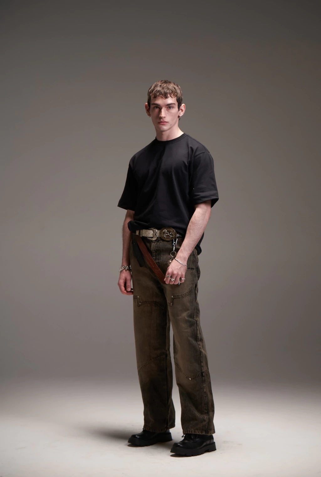 Calça Baggy Sopro Aporo Bruto Terra