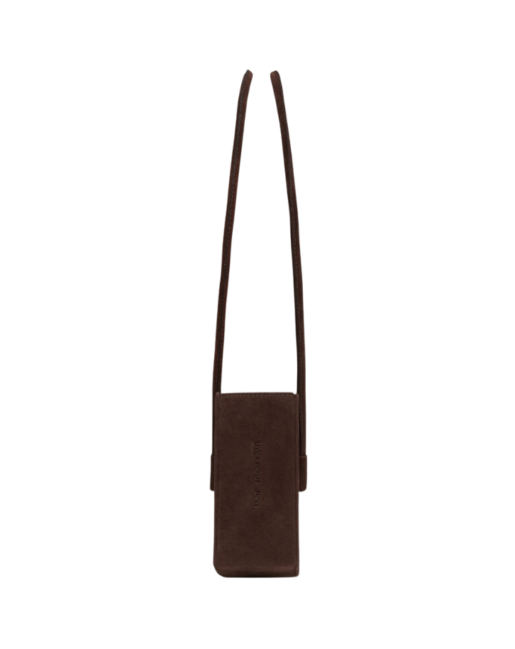 Bolsa Saint Studio Luci Cacto Suede Café