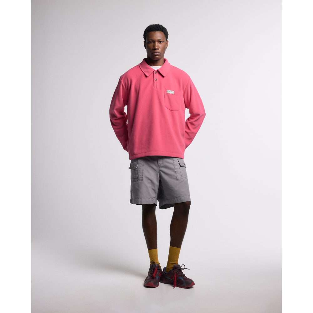 Polo Fleece Carnan Rugby Pink