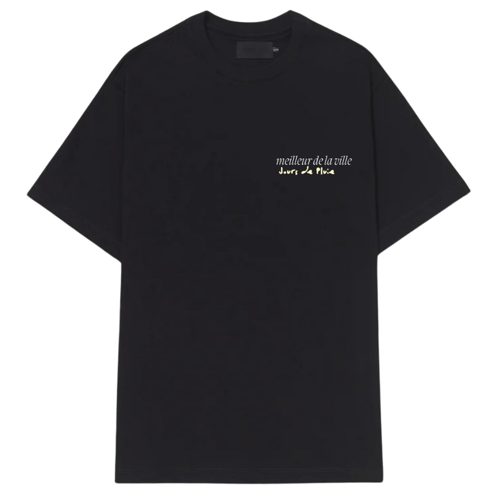 Camiseta Boxy Jours De Pluie Istar Preta