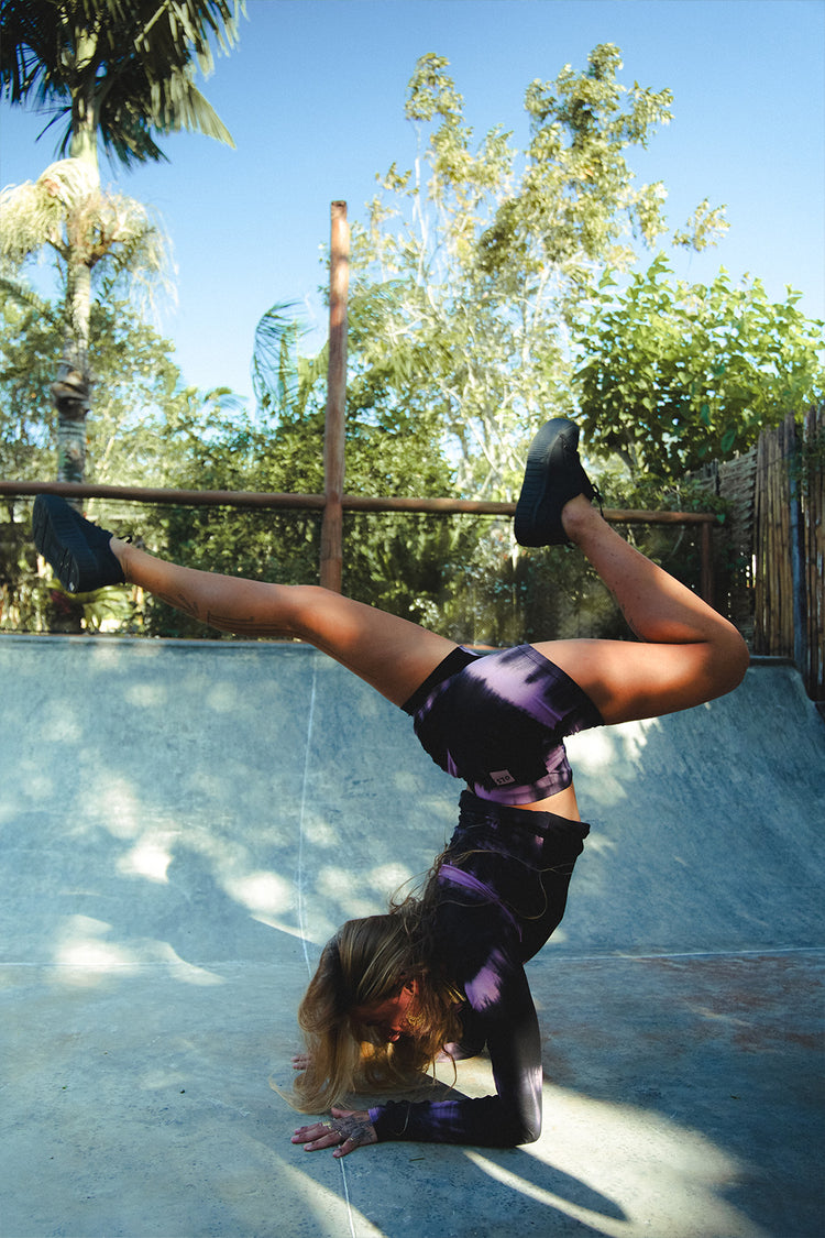 Mini Shorts Mystical Malha Purple