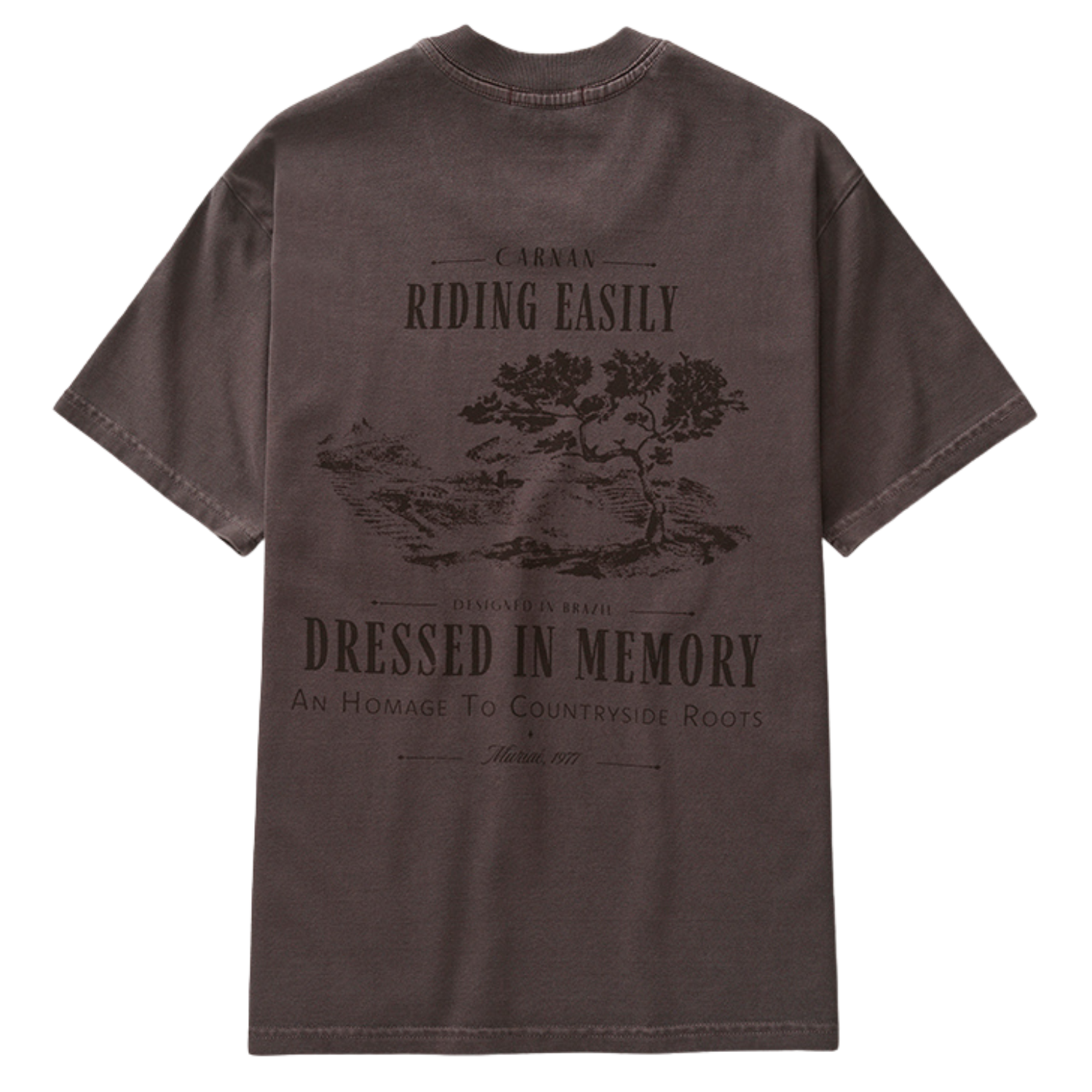 Camiseta Carnan Countryside Marrom