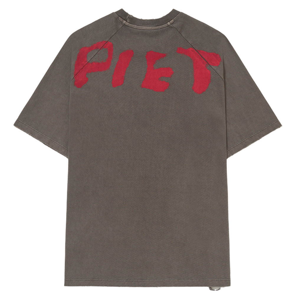 Camiseta Raglan Piet Sub-cultural Networking Preta